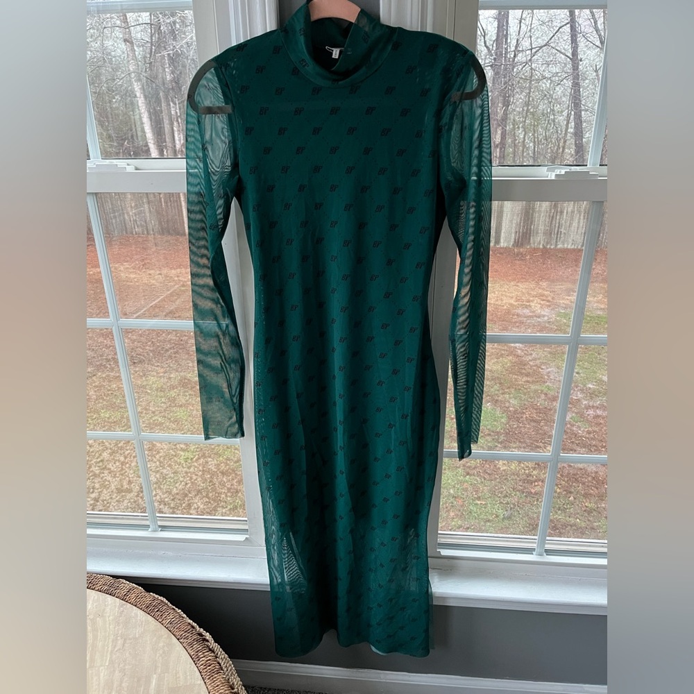 Baum und Pferdgarten Logo Mesh Midi Dress - Picture 4 of 7